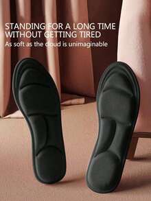 1PAIR 5d Shoe Insoles With Memory Foam, Comfortable And High Elasticity Thick Insoles For Running Shoes Women Men Sneakers Shoes Men Trainers Running Shoes Summer,Back To School Supplies, Boots Accessories For Shoes For Women, For Outdoor, Sport, Travel, Household, Office, School - Multicolor - View 3