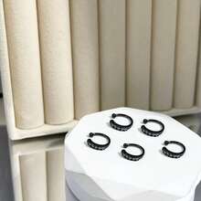 1 pieza Clip para la nariz con Rhinestone, Pendiente personalizado para mujeres, Accesorio de moda y regalo versátil - un clip para la oreja - Ver 45