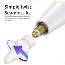 NXVX Pencil Tips (2-Pack) – Compatible With Pro, USB-C, Gen 2 & Gen 1 – Material Nibs Gifts For Mother, Family, Friends, Kids, Birthday, Holiday Phone