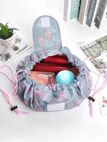 1Pc Cosmetic Makeup Bag Organizer Toiletry Drawstring Bag For Travel Portable Storage Pouch Random Color Pull The Buckle Randomly Makeup Travel Toiletry Organizer Essentials Gifts Storage Zipper Accessories Nail Bag, Room Decor, Bags, Makeup Bag, Vanity, Make Up Bag, Organizer, Storage, Makeup Bags, Toiletry Bag, Cosmetic Bag, Vanity, Make Up Pouch Bag, Cosmetic Bag, Christmas Gifts, Pouch, Clutch / Small Handbag, Makeup Organizer, Pouch, Brush Holder, Mini Pouch, Large Capacity Pouch,Gifts For Women,Christmas Gifts,Gift Ideas For Women - Purple - View 9