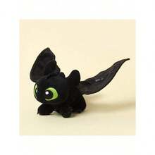 Universal Pictures Búp bê nhồi bông Toothless dễ thương, có móc đeo ba lô tháo rời và phụ kiện đeo vai để đứng, món quà Giáng sinh và sinh nhật tuyệt vời cho gia đình và bạn bè. - Không răng - Xem 2