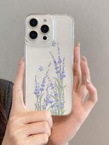 1pc Colorful Vintage Plant Leaf Pattern Painted Anti-Drop Transparent Large Hole Magnetic Phone Case, Minimalist Luxury, High-End Business, Anti-Dirty, Durable Compatible With IPhone, Galaxy S25 Ultra, S24 Ultra, S22, S21 Ultra, S21 FE 5G, S23, S23+, S23 Ultra, S24, A13 5G, A22 5G, A33 5G, A53 5G, A52 5G, A17/A56/A34/A35/A25/Pixel6a/Pixel7/Pixel8/Pixel9/Pixel10 Pro XL Series