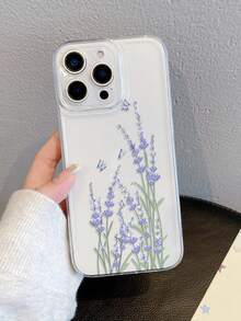 1pc Colorful Vintage Plant Leaf Pattern Painted Anti-Drop Transparent Large Hole Magnetic Phone Case, Minimalist Luxury, High-End Business, Anti-Dirty, Durable Compatible With IPhone, Galaxy S25 Ultra, S24 Ultra, S22, S21 Ultra, S21 FE 5G, S23, S23+, S23 Ultra, S24, A13 5G, A22 5G, A33 5G, A53 5G, A52 5G, A17/A56/A34/A35/A25/Pixel6a/Pixel7/Pixel8/Pixel9/Pixel10 Pro XL Series
