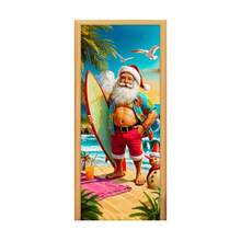 Decorative Christmas Door Cover In Sublimated Fabric 0.85x2.10 - CP-451 - Ver 1