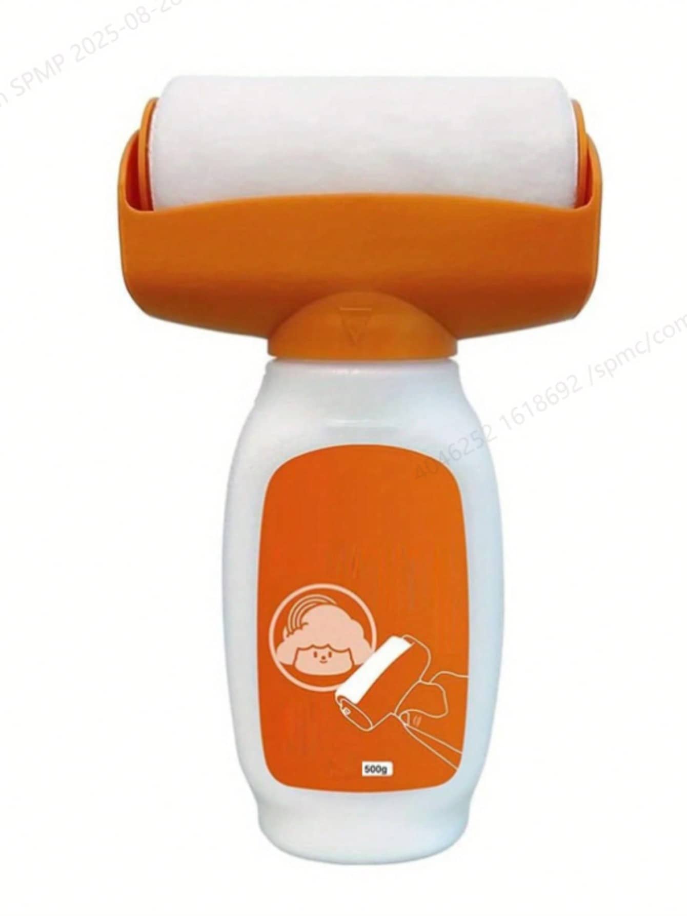 Rouleau de peinture rechargeable avec réservoir de 500 ml - Design blanc, idéal pour les réparations murales, les retouches, les graffitis et les projets d'artisanat - Applicateur en plastique durable pour une peinture facile, peut également être utilisé pour la décontamination et les taches murales (nouveaux et anciens modèles expédiés de manière aléatoire) - Multicolore - Voir 1