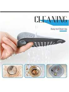 1 pezzo Filtro per capelli, Filtro anti-intasamento per lavandino, Tappo per scarico di vasca da bagno e doccia, Tappo deodorante in silicone per cucina, Coperchio per scarico, Filtro per fognature, Raccoglitore di capelli per bagno, Coperchio per scarico a pavimento, Accessori per cucina, bagno, casa, forniture per la casa, decorazione per bagno, decorazione autunnale, articoli per il ritorno a scuola