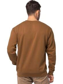 Men's Crewneck Sweatshirts, Wicking & Breathable, Sizes S - 4X, Comfort - Golden Pecan - View 2