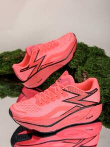 男士轻便透气交叉训练运动鞋 - 低帮运动鞋，具有减震、足弓支撑和防滑鞋底设计，适合健身、跑步、徒步旅行、休闲和户外活动 - 桔色 - 查看 6