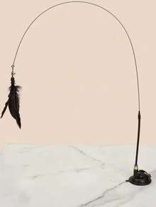 1Pc Cat Teasers Stick Interactive Toys, Pet Feather Bell Refill Replacement Catcher Product For Cat Exercise Self-Entertainment,With Suction Cup,Handheld Teaser Stick,Cat Mom,Dog Mom,Catlover,Doglover, Best Cat Mom ,Best Dog Mom,Cool - Multicolor - View 10