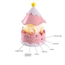 21-In-1 Decorative Art Style Home Planetarium Projector, 360° Rotating LED Starry Sky Night Light Projector, Dimmable, USB Powered, Universal Holiday Theme Starry Sky Patterns, With Starry Sky Light Projection Function, Suitable For Bedroom, Birthday, Christmas And Other Occasions - 21 In 1 Films - View 5