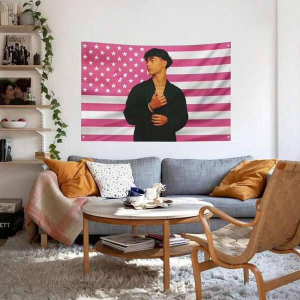 Malachi Barton Flagge, interessantes Malachi Barton Celebrity Wandteppich Geschenk, für Zimmer, Studentenwohnheim, Schlafzimmer Wandteppich Dekoration - Innen und Außen