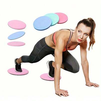 1 Pair Sliding Discs, Home Fitness Core Sliders, Abdominal Exercise Sliding Board, Women's Yoga Pilates Gym Sliders, Body Muscle Training Equipment