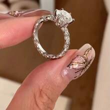New Vintage Brushed  Pearl Ring For Women, Adjustable Open Band, Layered Wear, Niche High-End Luxury Couple Rings - J5203寬版 - 查看 9