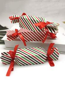 45/90 Pcs Red Gift Boxes With Ribbons, Multi-Purpose Paper Gift Boxes, Suitable For Carnival, Christmas, Thanksgiving, New Year, And Multi-Functional Party Gift Box Packaging