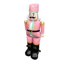 1pc 48inch Stand Pedestal Christmas Theme Santa Claus Christmas Tree Huatoubing Shape Foil Balloons New Year Christmas Decorations 2026 - Multicolor - View 16