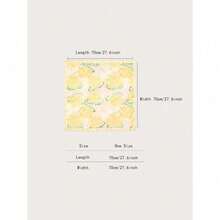 1pc Cherry Printing 70cm Bandana Women All-Match Waist Belt Pack Decoration Headscarf Streamer Headwear Fashionable Scarf ,Hair Band,Head Band Ideal For Dressing Up Your Look Valentine's Day Valentines - Màu vàng - Xem 2