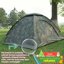 [Quick-Deploy Automatic Tent] 2-4 Person Quick-Deploy Automatic Tent - Waterproof & UV Protection, Mosquito-Proof, Portable Square Zippered Shelter - Polyester Fiber Material For Outdoor Camping