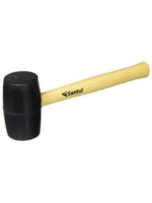 Mazo de Hule de 8oz 100% Hule Mango de 30cm - Negro - Ver 3