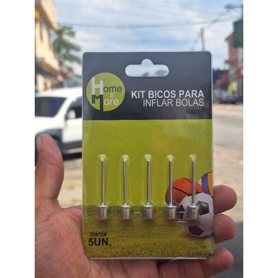 kit com 5 unidades de bicos inflar bola