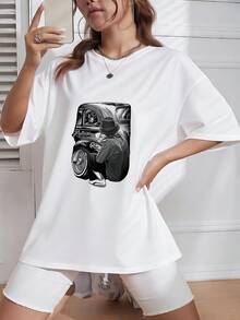 Gonzales Men's Reflections Lowrider Skull DGA Art T Shirtmbre_480_t1 - 白色 - 查看 3