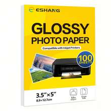 High Glossy Photo Paper For Inkjet Printer 3.5*5/4*6 Inch 200G 53Ib 100 Sheets Thick Photo Paper For Dye Ink
