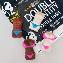 1/2pcs New Sexy Bikini Silicone Lighter Case, Lighter & Lipstick Protective Cover, Anti-Drop Silicone Sleeve, Smoking Accessories (Lighter Not Included)