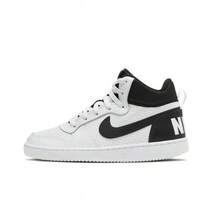 Nike 新款轻便耐穿女子中帮滑板鞋舒适日常通勤运动鞋 Court Vision 简约设计复古平底鞋百搭推荐 839977-101 - 黑與白 - 查看 2