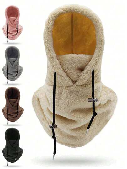 1 st/2 st kvinnor kallväders ansiktsmask balaklava huva utomhussporter balaklava vindtät andningsbar och hudvänlig, för höst och vinter