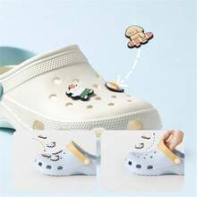 Dép nữ MINISO hình chó Maltese dễ thương, họa tiết hoạt hình chú cún con, dép đi biển thoải mái, nhẹ, thoáng khí, đế EVA dày, chống trượt, có lỗ thông hơi, quà tặng. - trắng - Xem 9