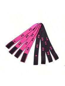 1/3/5/10 pezzi Fasce elastiche per parrucche con motivo a farfalla - Fasce regolabili per bordi di parrucche frontali in pizzo per donne, cinghie di fissaggio e di posa per parrucche in poliestere non tessuto per capelli normali