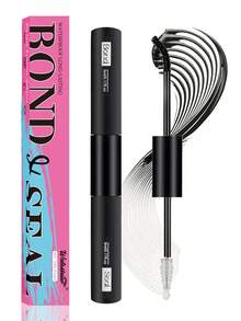 Waloshow 30ml Wholesale Price Lash Bond And Seal Waterproof 10ML Bond And Seal Lash Glue Long Lasting Lash Cluster Glue White Lash Bond DIY Lash Bond And Seal For Beginner Eyelash Bond And Seal(Black Bond) - 黑色 - 查看 10