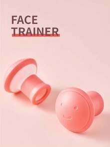 Facial Fitness & Jawline Trainer, 1PC Manual Face Exerciser For Facial Lifting And Contouring, Facial Yoga Toning Tool For Daily Workout, Home Gym Equipment For Women And Men (1-Piece) - 紅白色 - 查看 4
