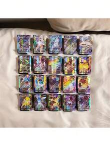 Pokemon 300 Complete English Pokemon Cards (V Series, Vmax, GX Rare Cards), With Craftsmanship, High Health And High Combat Power, Are Essential Gifts For The Pokemon Anime Series, Anime Games, Accessories, Birthday And Holiday Party Supplies