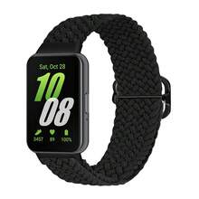 Elastic Woven Nylon Watch Band, Suitable For Samsung Galaxy Fit 3 Unisex, Soft Adjustable Strap, Compatible With Galaxy Fit 3-Band-R390, Multiple Colors Available, Fashionable Sports Smart Watch Band Comfortable To Wear - Galaxy Fit 3 - View 10
