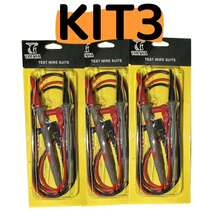 kit Cabo Multímetro Ponteira Teste De Prova Profissional - KIT 3 - Visão 2