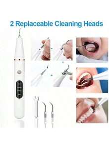 0.8W Dental Cleaning Device Bivolt USB Type C – Vibrates Only When In Contact With Teeth - BINGO - 彩色 - 查看 9