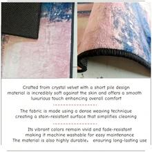 Luxurious Velvet Area Mat - Ultra-Soft & Fluffy, 850g/M², Elegant Floral Border Design In Pink & Green, Non-Slip & Machine Washable, Perfect For Living Room, Bedroom, Or Office Decor, Rugs For Living Room Christmas Decor Kitchen Rug