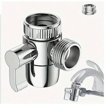 3-vägs omkastningsventil Krankopplingsadapter Kranförlängare Fördelare Ventilfördelare