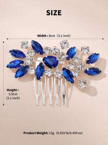 优雅发梳装饰，适用于盘发造型、婚礼派对、日常发饰，情人节配饰