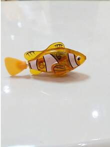 4-Color Electric Simulation Fish Cat Toy, Automatic Swimming Fish Toy, Waterproof Bathroom Toy, Sensor Swinging Fish With Lighting, Batteries Included