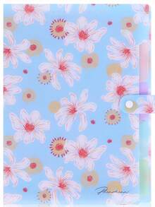 Flower Style File Folder, Back To School Expanding File Folders With Labels, Stylish File Organizer, Accordion File Organizer Letter Size For School, Office And Home, Multi Colors Optional Back To School, School Supplies