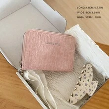 芭蕾舞女孩 - 精致复古小钱包精致小众设计ins风格女士钱包迷你钱包钱包可爱钱包钱夹Y2K - 彩色 - 查看 7