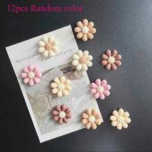 2/5/10 piezas Imanes de refrigerador de plástico con flores de dibujos animados lindos, juego de imanes decorativos, adecuados para la cocina, la oficina, la pizarra, el gabinete de almacenamiento y el lavavajillas - decoración del hogar, la boda y regalo del Día de la Madre