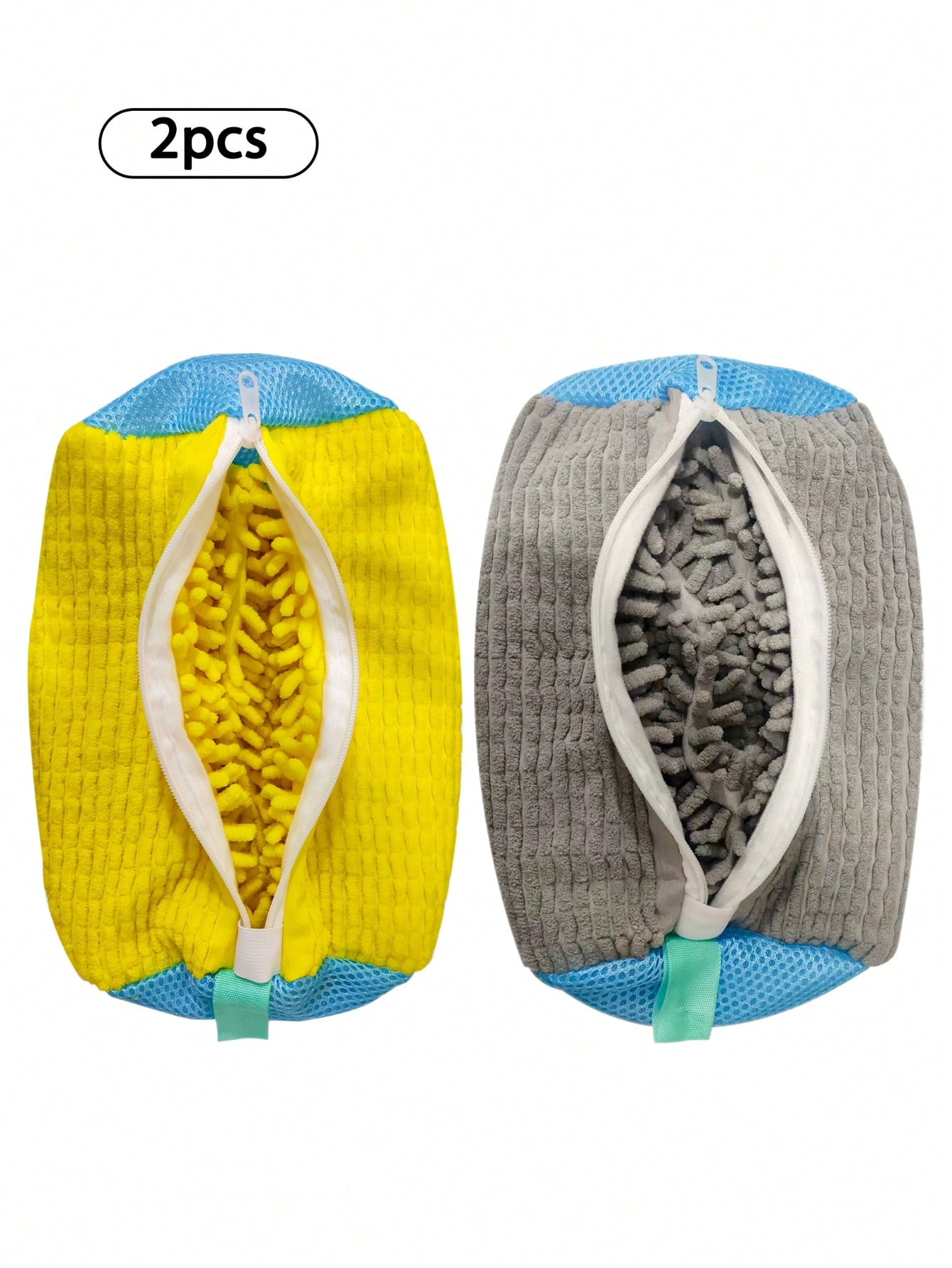 كيس غسيل أحذية قابل لإعادة الاستخدام 360 درجة، مصم...