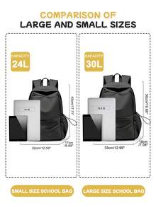 College Backpack Waterproof School Bag Lightweight Casual Daypack College Laptop Backpack For Women Water Resistant Travel Rucksack Back Pack For High School Middle Bookbag Elementary Middle High Bookbags For Teens Girls Boys Students-Medium. The New And Old Versions Are Shipped Out Randomly., School Supplies, School Backpack, School Bag, Backpack For School, Back To School Backpack, School Bookbag, Big Backpack, Backpack School, Back To School Bags, Large Capacity, Portable, Foldable, Classic Casual, Suitable For Teen Girls Women College Students, Perfect For Back To School, First Day Of School, Middle School, High School