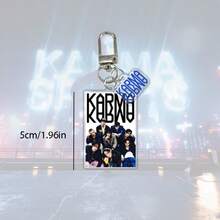 1 móc khóa sưu tập nhóm nhạc thần tượng K-Pop KARMA Acrylic - Quà tặng sinh nhật, quà tặng ngày lễ, quà tặng hoàn hảo, hàng hóa - Nhiều màu - Xem 3