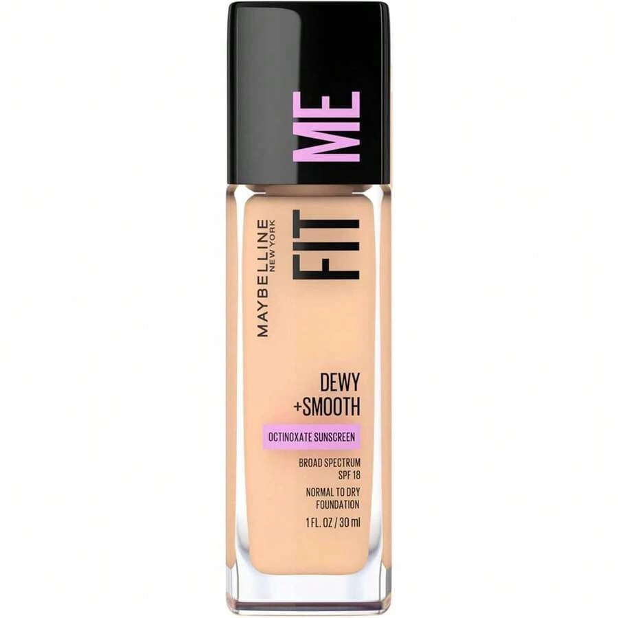 Maybelline Fit Me Dewy + Smooth Foundation SPF 18 120 Classic Ivory 1oz / 30ml - 120 經典象牙色 - 查看 1