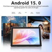 Coopers YQ10S Max 2 In 1 Tablet, 10 Inch Android 15 Tablet, RK3562 4-Core 2.0Ghz/6GB RAM+128GB ROM/2MP+5MP /1280x800 IPS Touch Screen/2.4+5G WiFi/WiFi 6/6000mAh/Google Certified Tablet PC With Keyboard/Mouse/Stylus/Protective Case(No Adapter) - Black - View 3