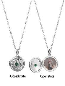 Customized Personalized European And American Cross-Border Color Photo Necklace, Mother's Day Gift, Valentine's Day Gift, Birthday Anniversary Gift, For Friends, Classmates, Graduation, , Family, High-End Gift, Southeast Asia,Jewellery For Ladies ,Boho Statement - Style 1 - View 20