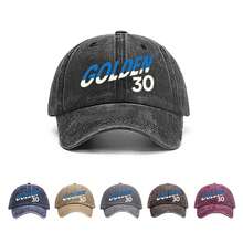 男女款仿旧“奥兰多 01”刺绣棒球帽 - 复古可调节户外休闲帽